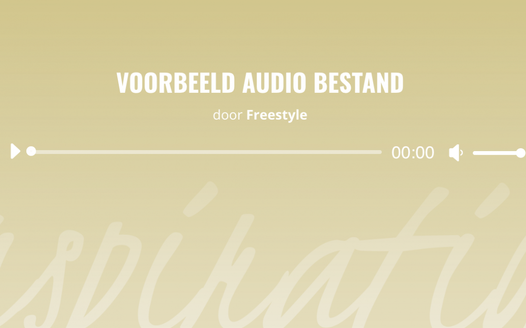 Podcast: Voorbeeld freestyle